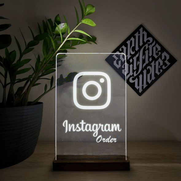 Instagram Order Led Lamp