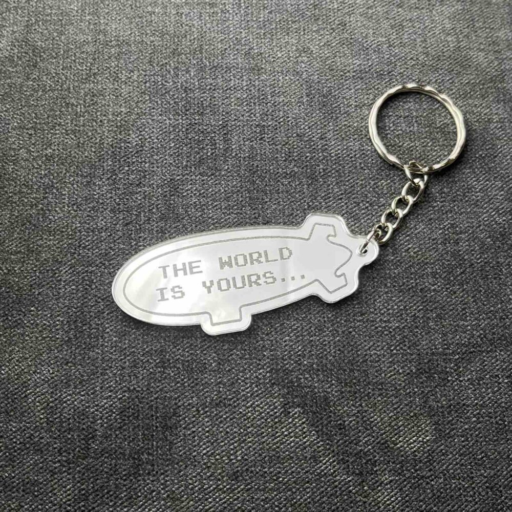 The world is yours - Mirror Keychain